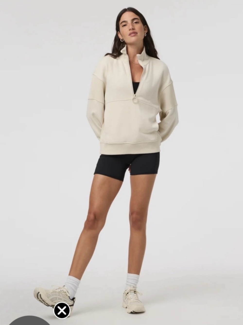 Vuori Sedona ribbed Half-Zip Pullover Sweatshirt Size Medium - Picture 8 of 9